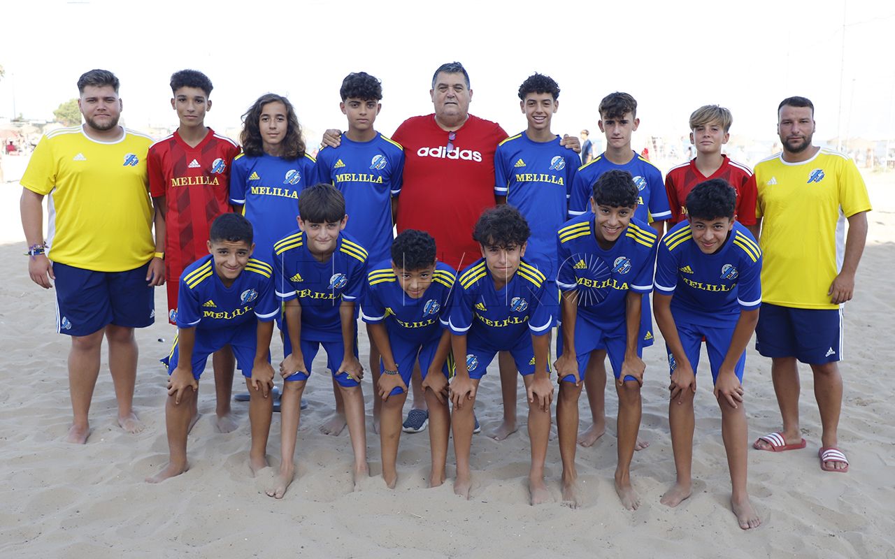 Melilla se desplaza a sus Nacionales de fútbol playa