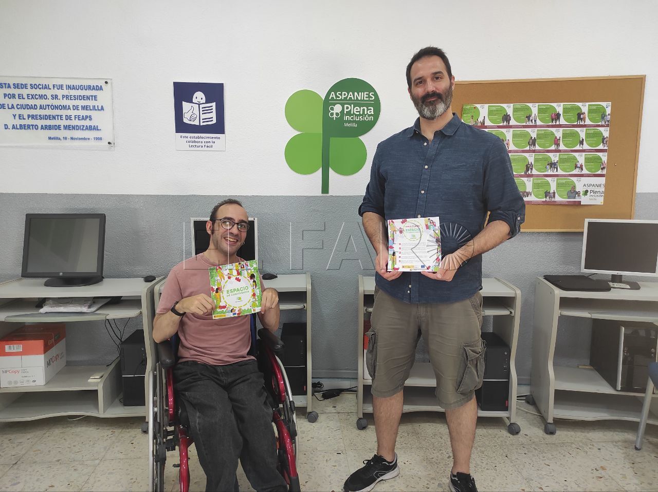 Andalucía Acoge reconoce a Aspanies Plena Inclusión Melilla como Espacio de Convivencia en la ciudad