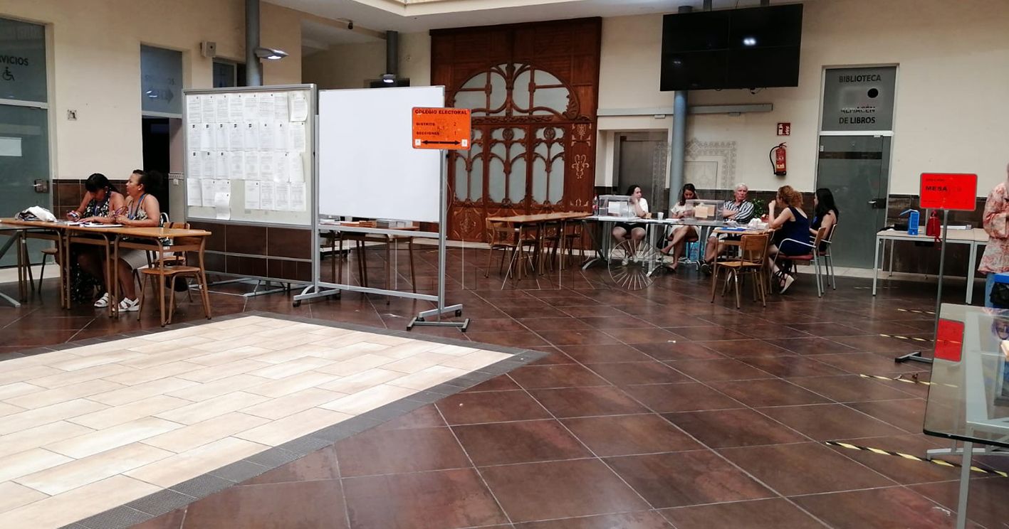 La participación en Melilla cae siete puntos a las 18:00 horas