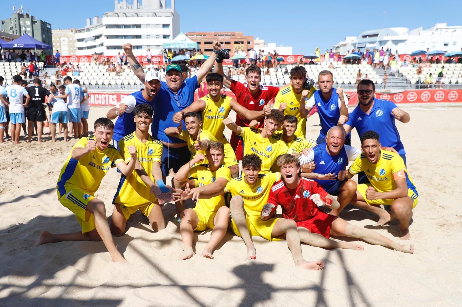 La Selección de Melilla Sub-19 se mete en la final del Nacional de fútbol playa