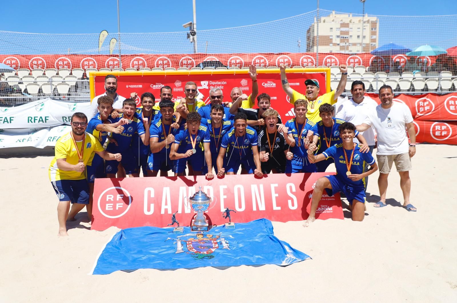 La selección Sub-19 de Melilla se corona con el título de campeón de España 2023