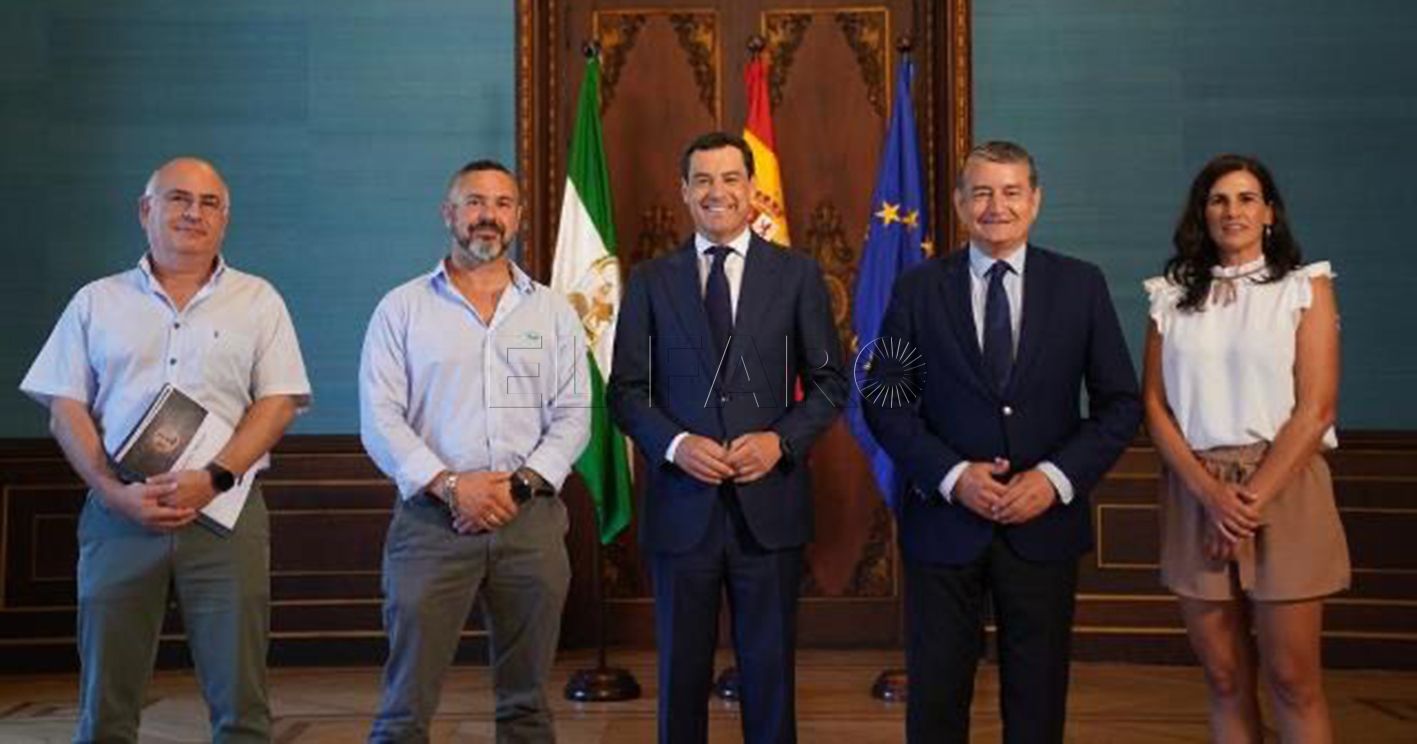 ATME es recibida por el presidente de la Junta de Andalucía, Juan Manuel Moreno Bonilla
