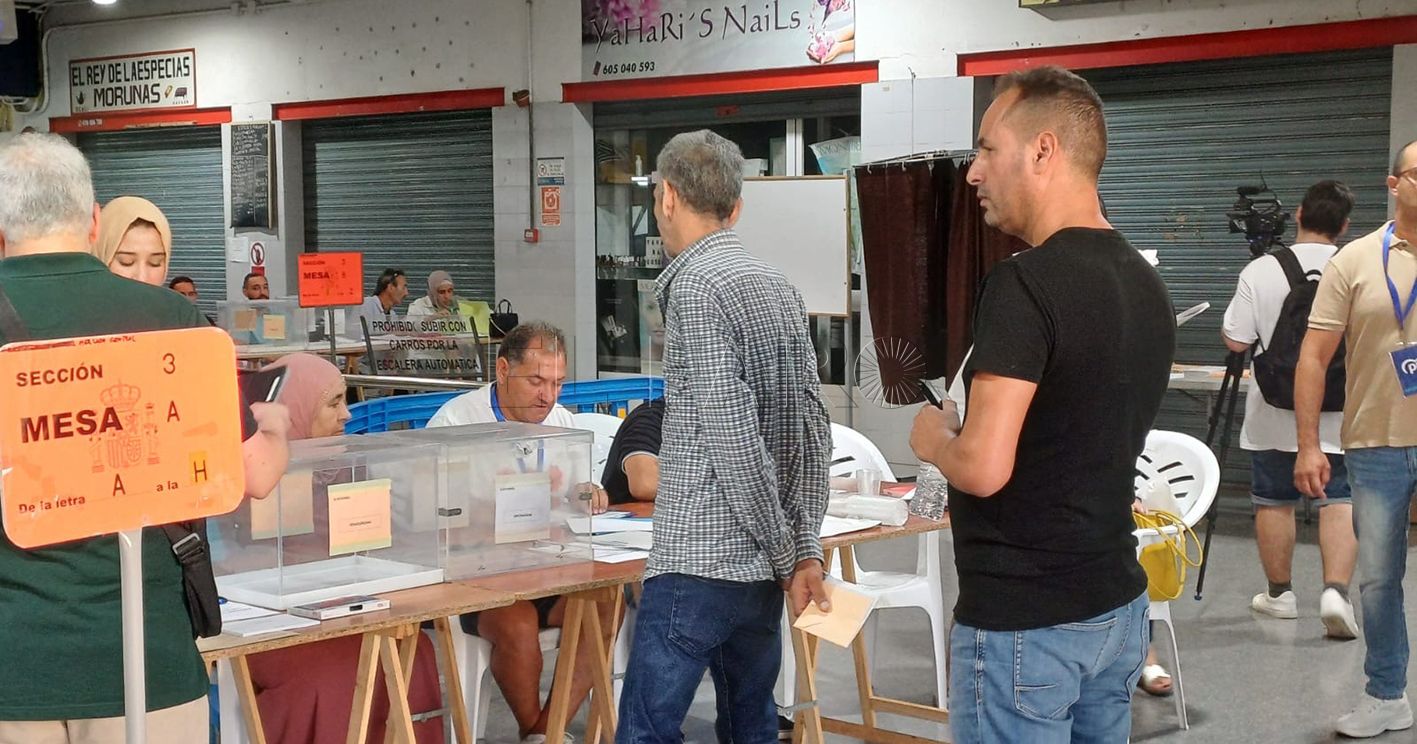 Menor participación de los melillenses que en las elecciones generales de 2019
