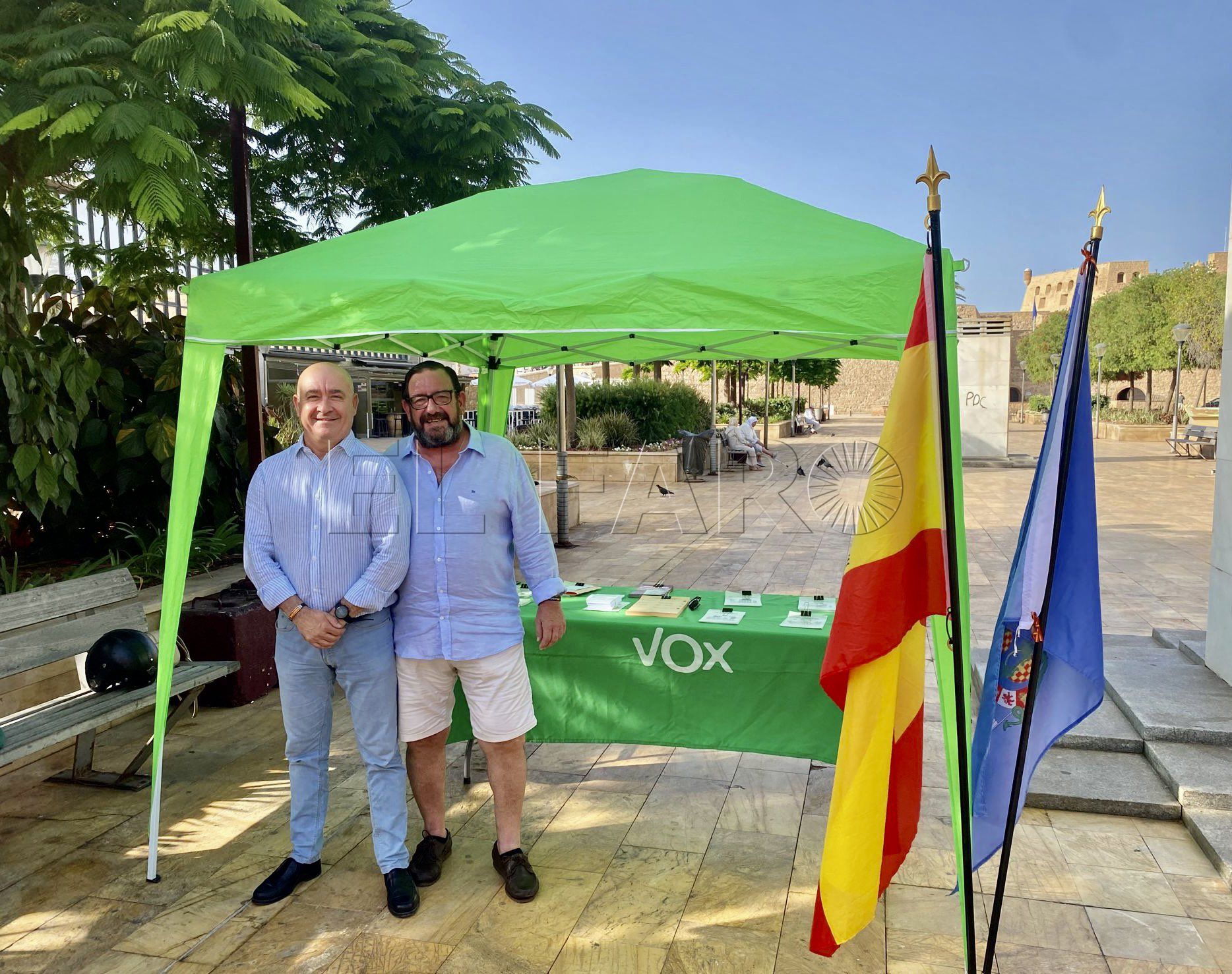 Vox dice que es la única formación que incluye en su programa “garantizar la protección de Ceuta y Melilla” ante el “acoso” de Marruecos