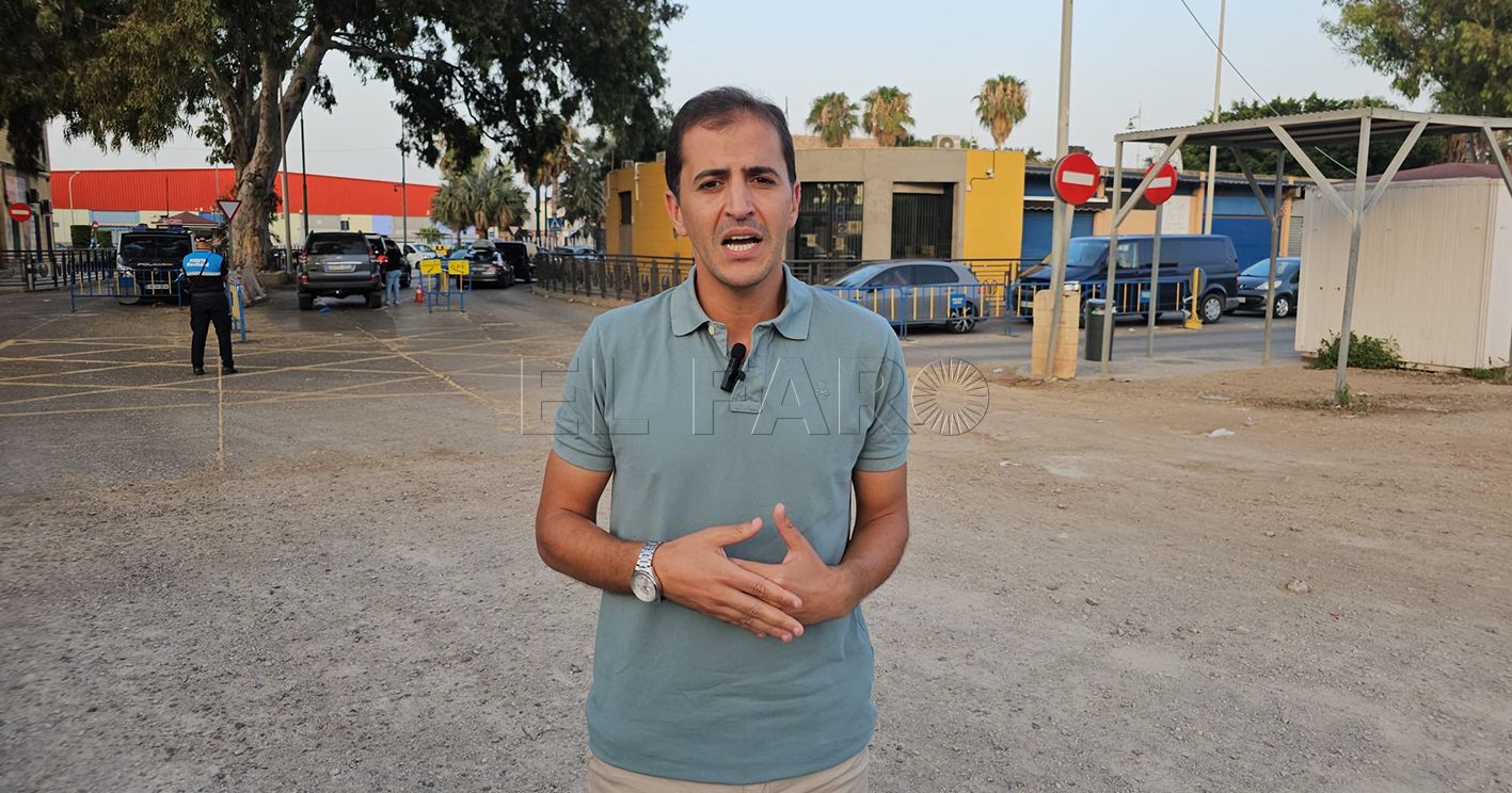 Bussian critica que la de Beni Enzar "es probablemente una de las peores fronteras del mundo"