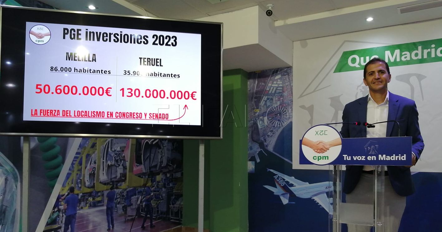 Bussian: "La comparativa entre Melilla y Teruel es el claro ejemplo de lo que significa una fuerza localista"