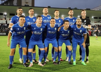 Once inicial que puso en liza Miguel Rivera en el Estadio Alfonso Murube de Ceuta, en el encuentro que ida de la I Copa Autonómica disputado el pasado día 5 de agosto.