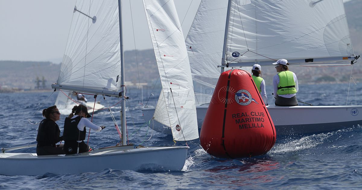 Alexandre Tinoco y Ángel Ballesteros ganaron el campeonato para la clase snipe