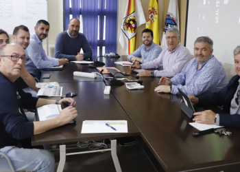 Imagen de una de las reuniones mantenidas por la Junta Directiva de la RFMF y que ayer emitió un comunicado sobre el ‘caso Rubiales’.