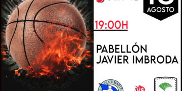 Cartel anunciador del encuentro que enfrentará a los veteranos del Real Club Marítimo de Melilla y al Unicaja BC.