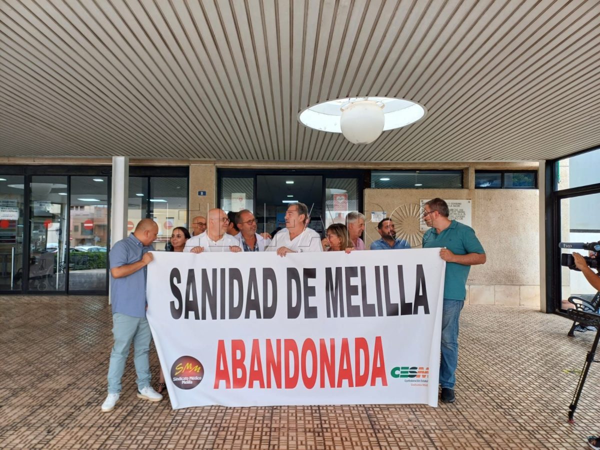 Los médicos en huelga de Melilla piden un pacto por la Sanidad