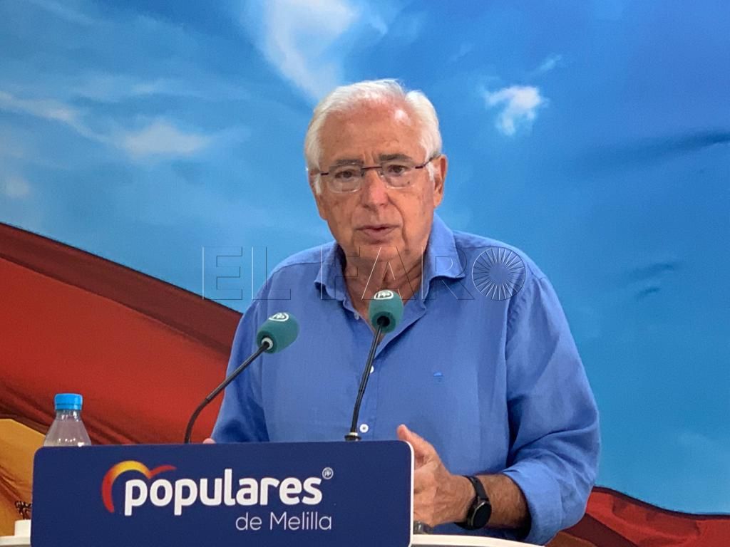 Imbroda critica que Sánchez no acudiera a Europa “cuando ha hecho falta” a Melilla