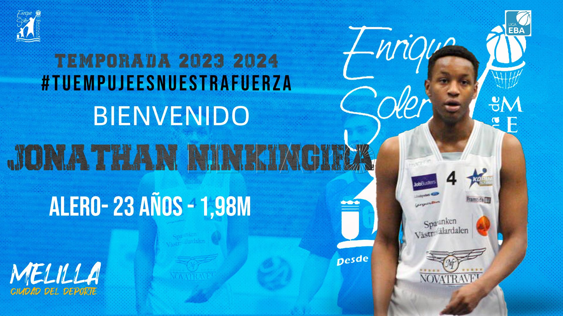 Jonathan Ninkingira firma con el EBA