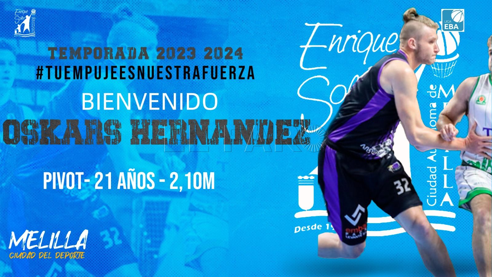 Oskars Hernández aterriza en Melilla