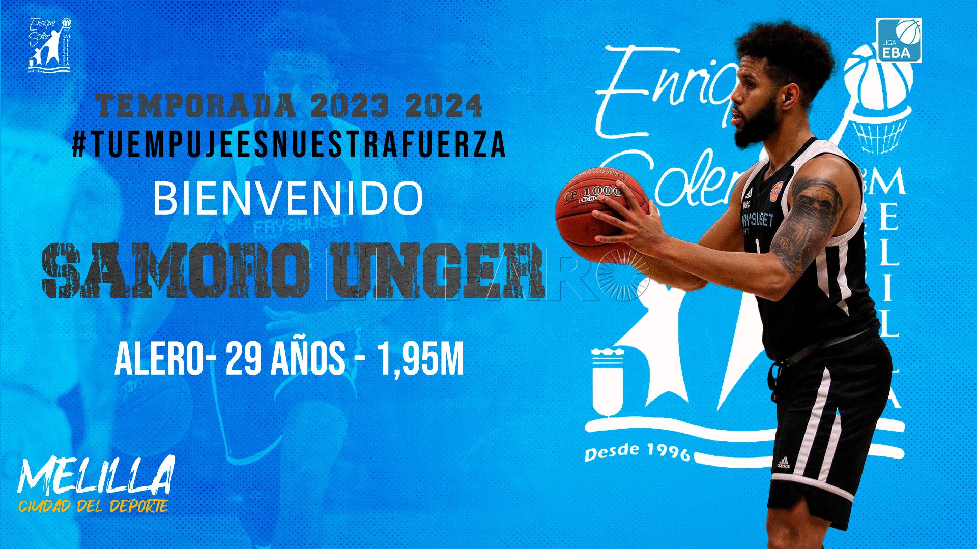 El sueco Samoro Unger firma en Melilla