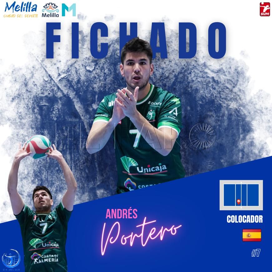Andrés Portero, nuevo colocador para el CV Melilla
