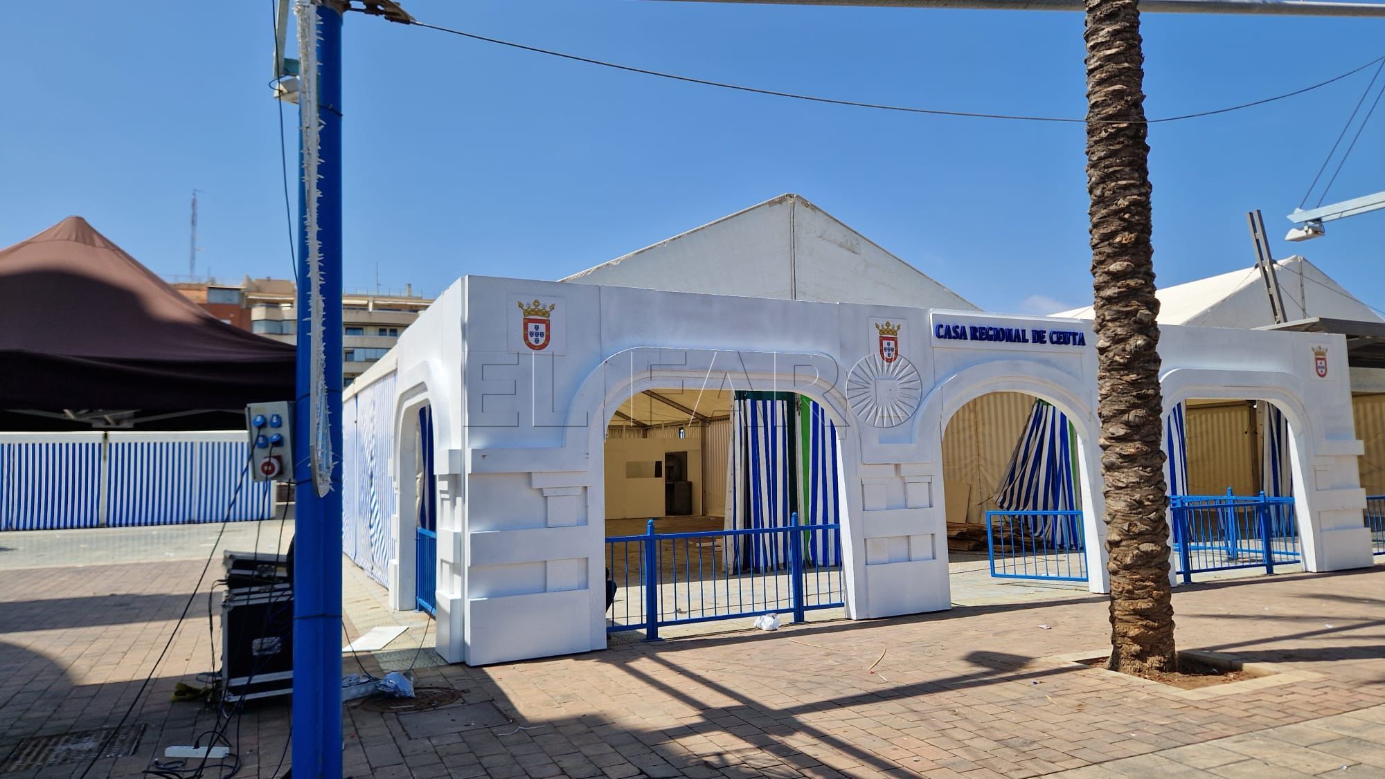 La caseta de la Casa de Ceuta en Melilla contará con nueva decoración este año