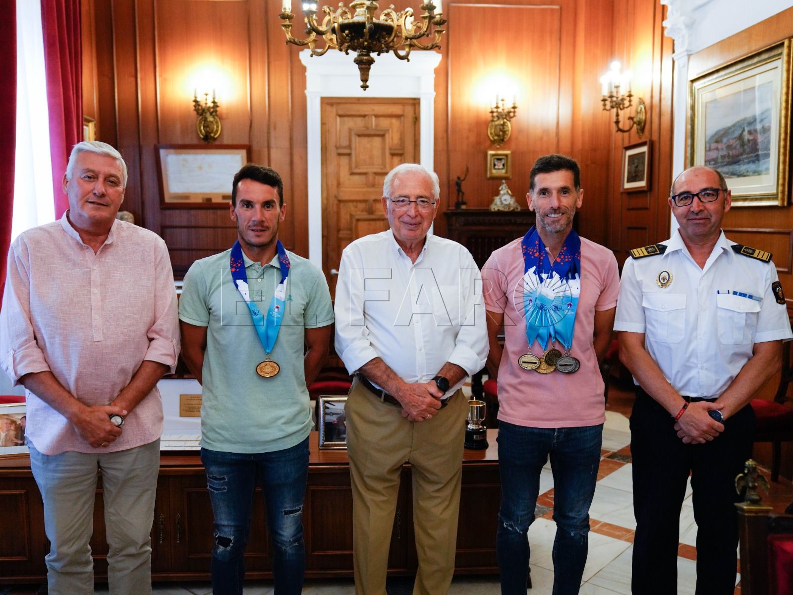 La Ciudad homenajea a Luismi Ruiz y Edu Calderay