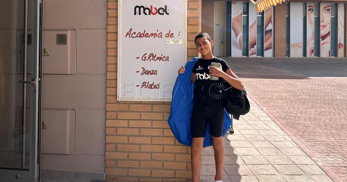 Leo Faus se entrena en el Club Mabel de Benicarló