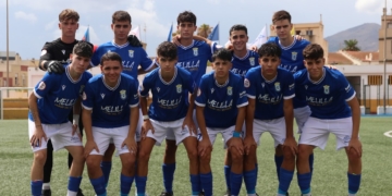 El conjunto azulino juvenil quiere hacerse fuerte en el Campo Federativo de La Espiguera.