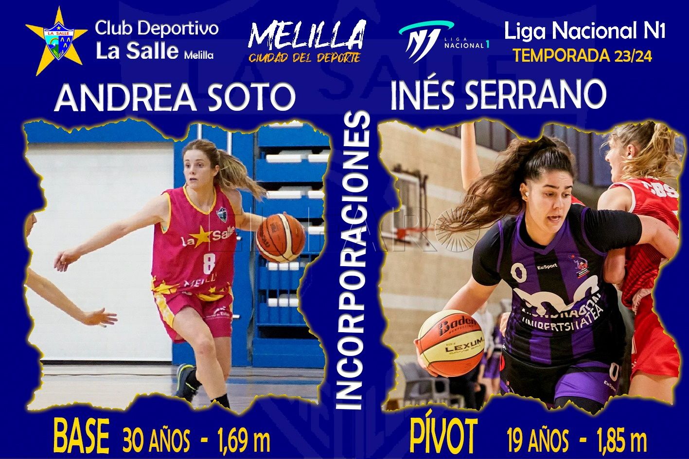 Andrea Soto e Inés Serrano se unen a La Salle