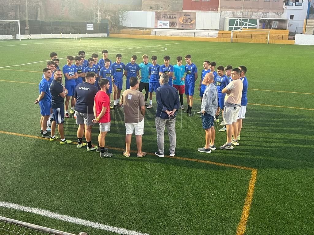 La UD Melilla juvenil debuta en liga