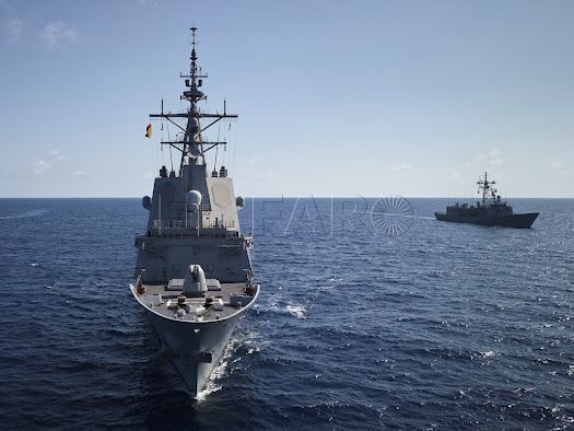 Acaba el ejercicio en el que participaron las fragatas Reina Sofía y Canarias tras estar en Melilla