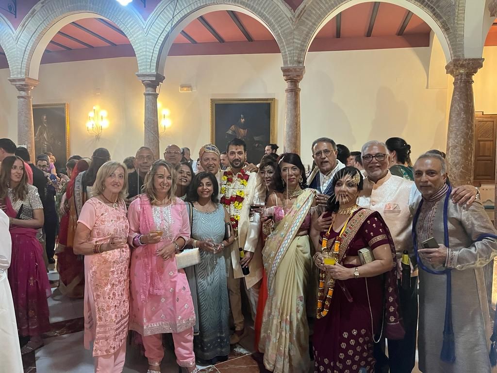 La Comunidad Hindú celebra el enlace matrimonial de uno de sus miembros