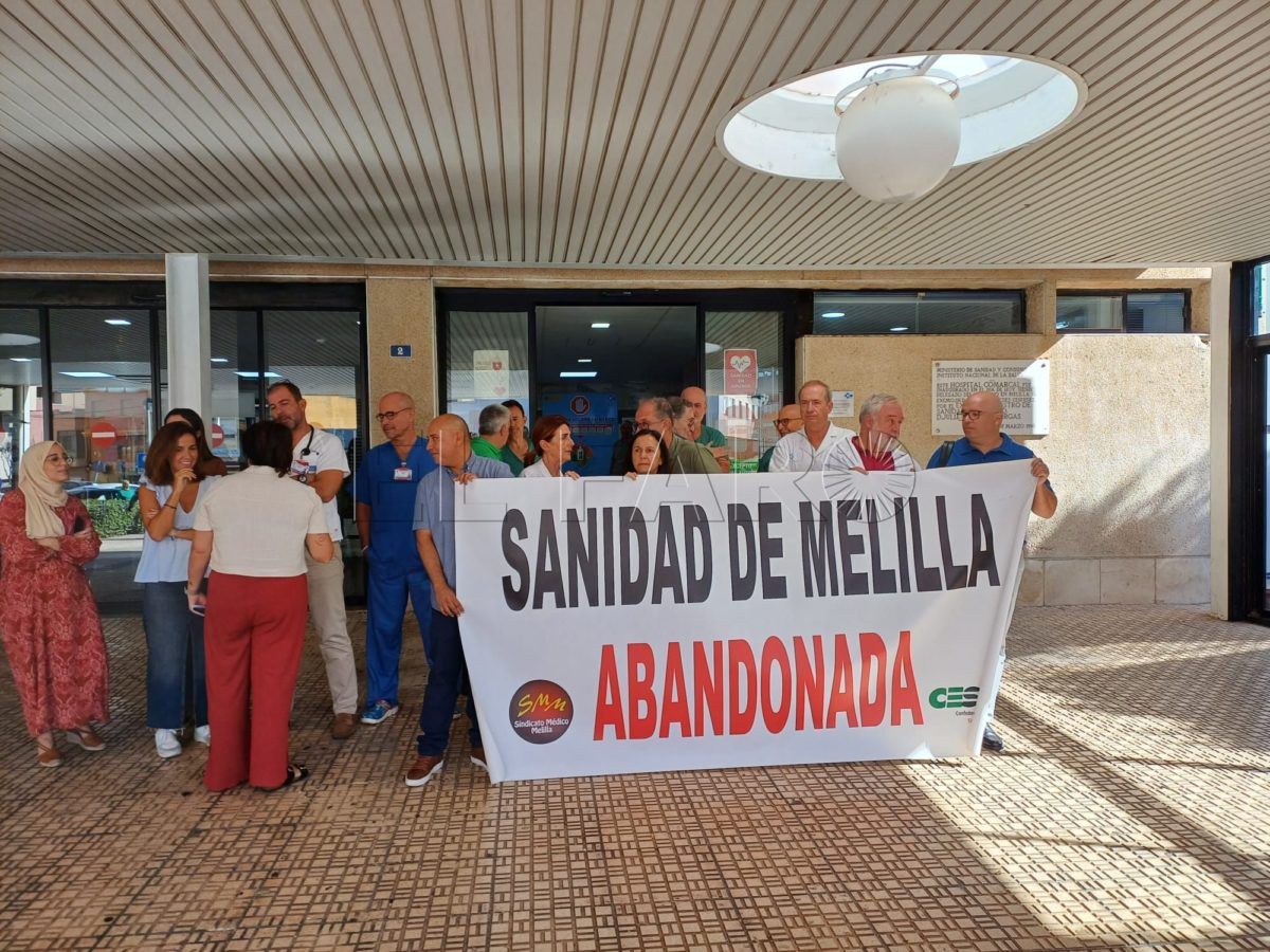 El Comité de Huelga de los sanitarios se reúne con el Sindicato Médico de Melilla para decidir la próxima hoja de ruta