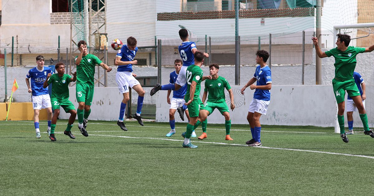 La UD Melilla juvenil pierde pero deja una grata imagen