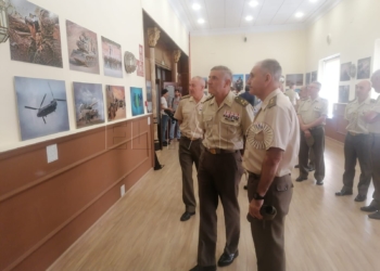 Exposición fotográfica en el Casino Militar el pasado mes de junio