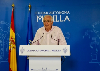 Juan José Imbroda, presidente de la Ciudad Autónoma de Melilla.