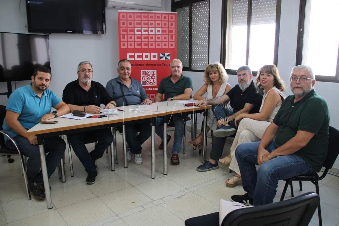 CCOO de Melilla y Ceuta se reúne para abordar el nuevo sistema de bonificación, el Plus de Residencia o el precio de los transportes