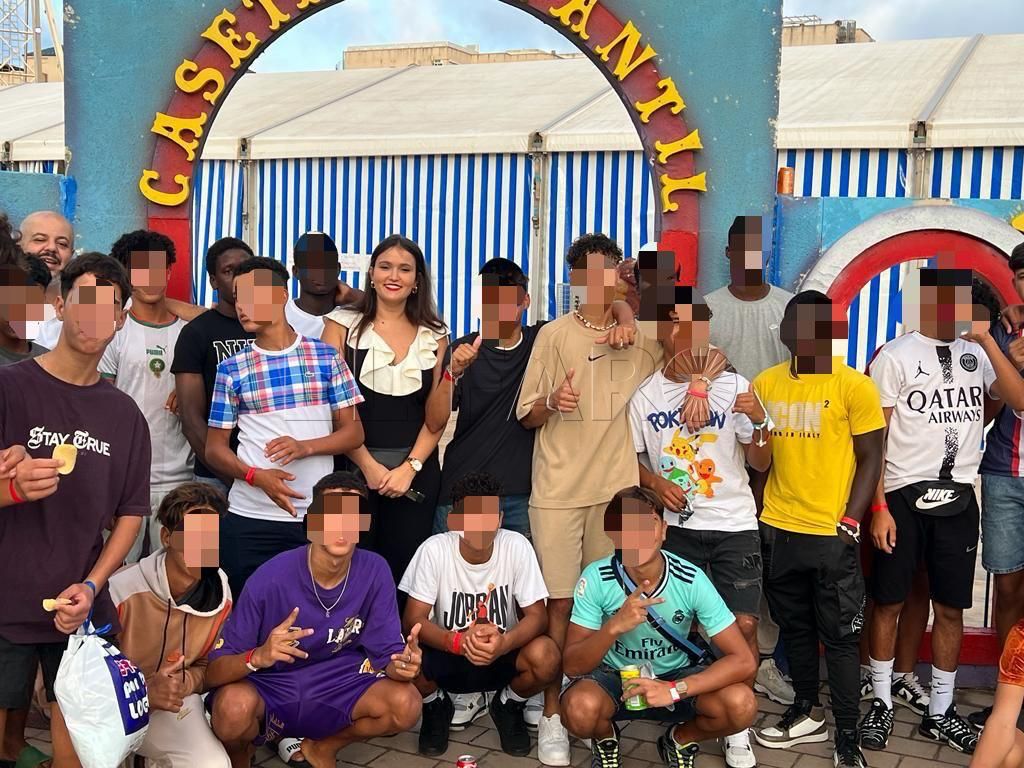 Menores tutelados también disfrutan de la Feria