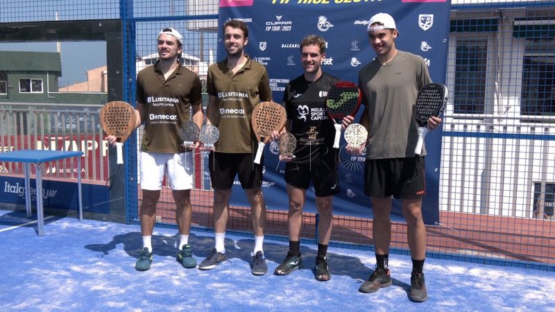 Melilla brilla en el Torneo de Ceuta de pádel