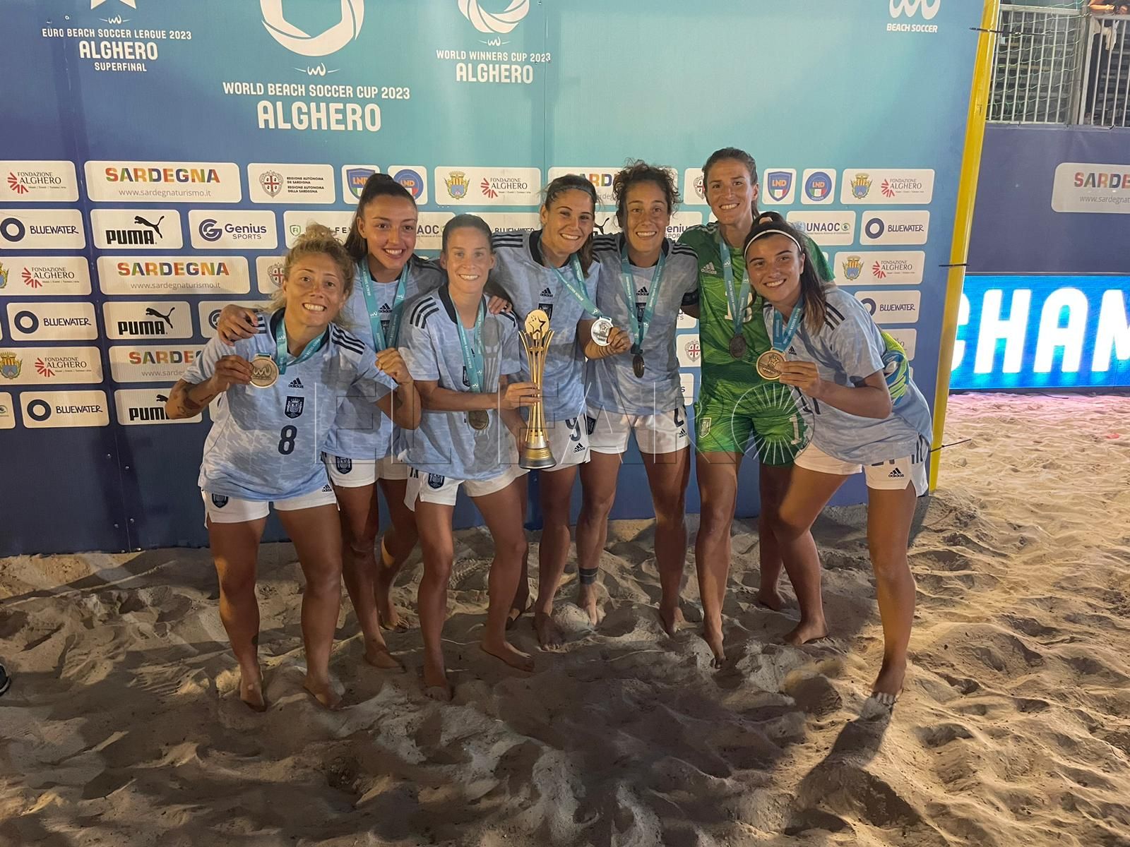 Natalia Cuadrado, campeona de Europa de fútbol playa con España