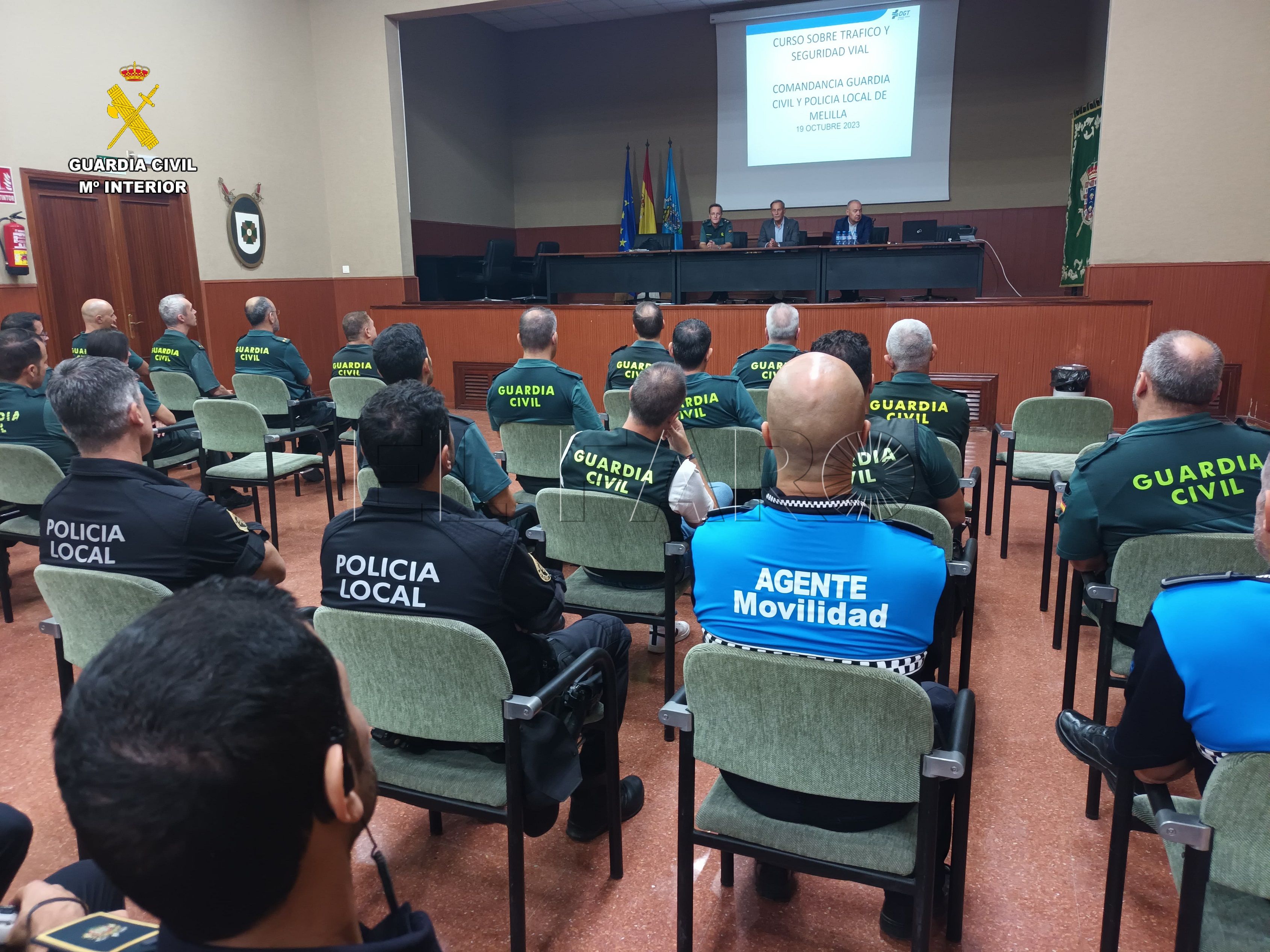 Jornada de Formación Interadministrativa en la Comandancia de la Guardia Civil de Melilla