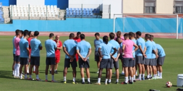 El conjunto azulino apenas si ha tenido tiempo para preparar el encuentro de Copa del Rey que le enfrentará este mediodía en tierras riojanas.