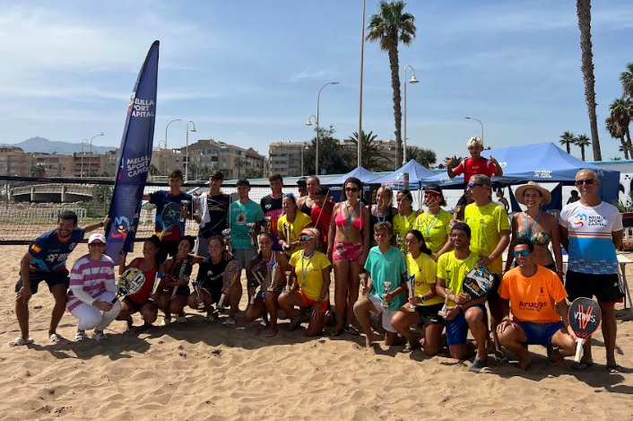 El tenis playa mundial irrumpe en Melilla