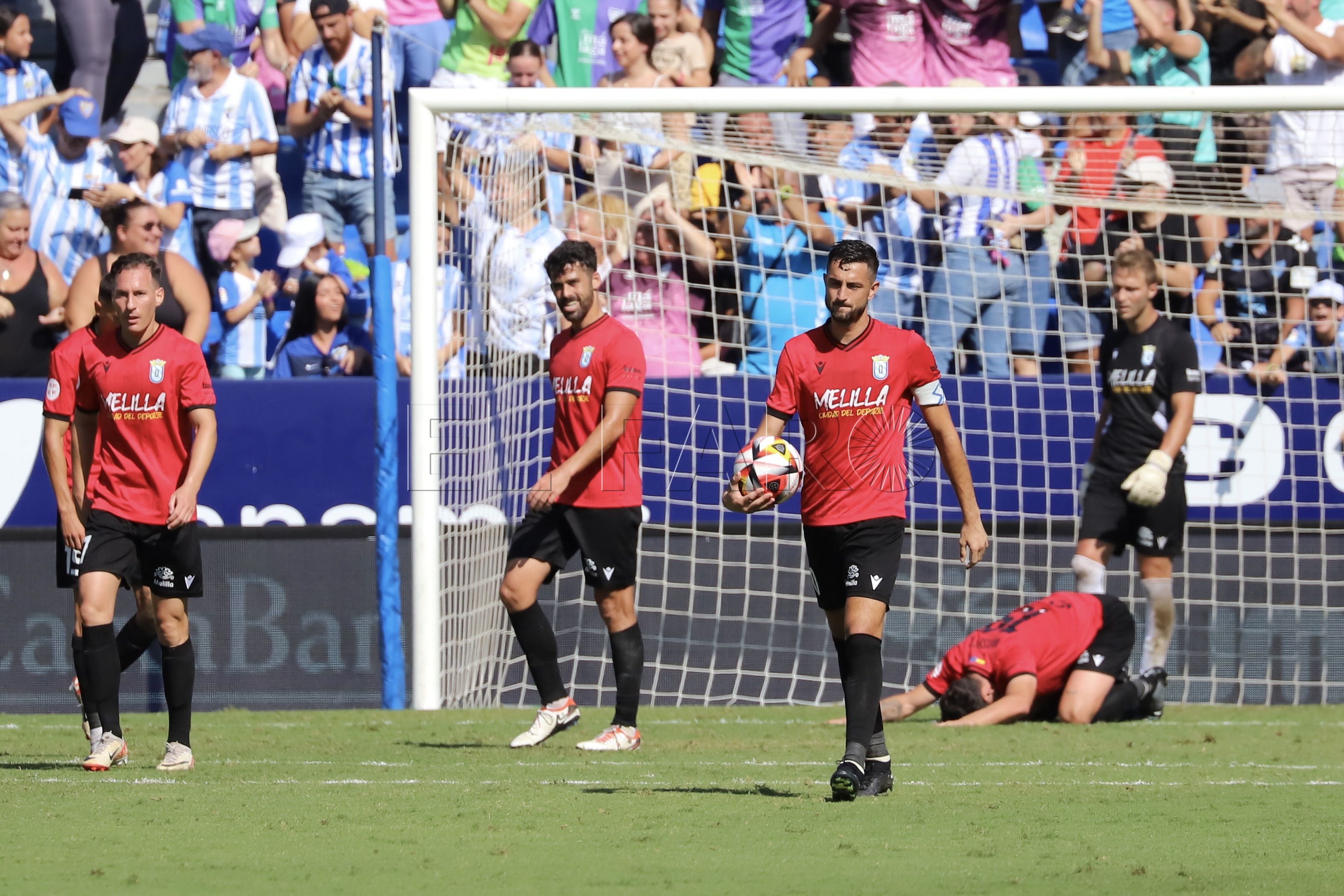El Melilla acaricia el empate hasta el final en La Rosaleda