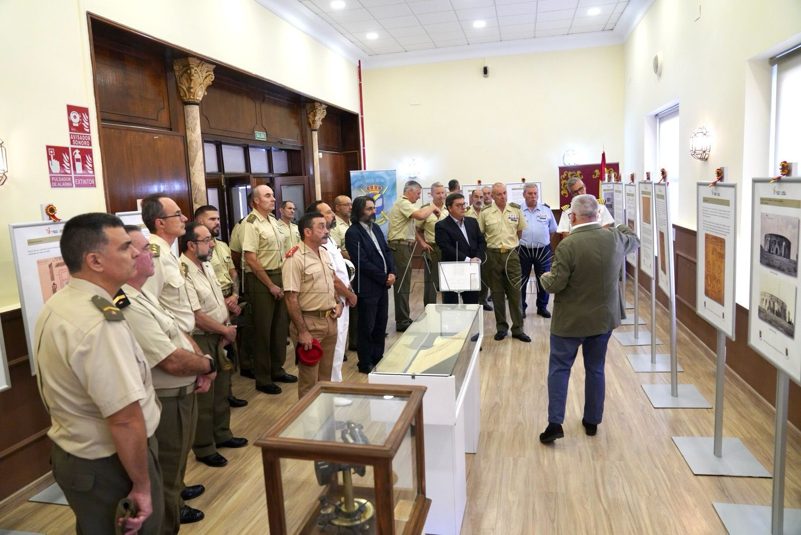 La ampliación de las fortificaciones de Melilla, en el Casino Militar durante el mes de octubre