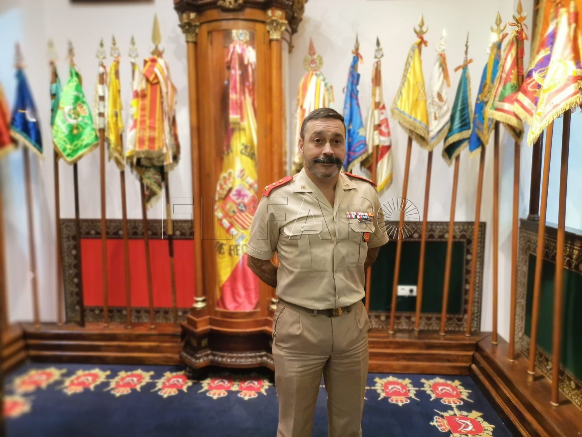 Ladislao Morella, coronel del Grupo de Regulares de Melilla: “El Desafío es una prueba para que todos se lo pasen muy bien”