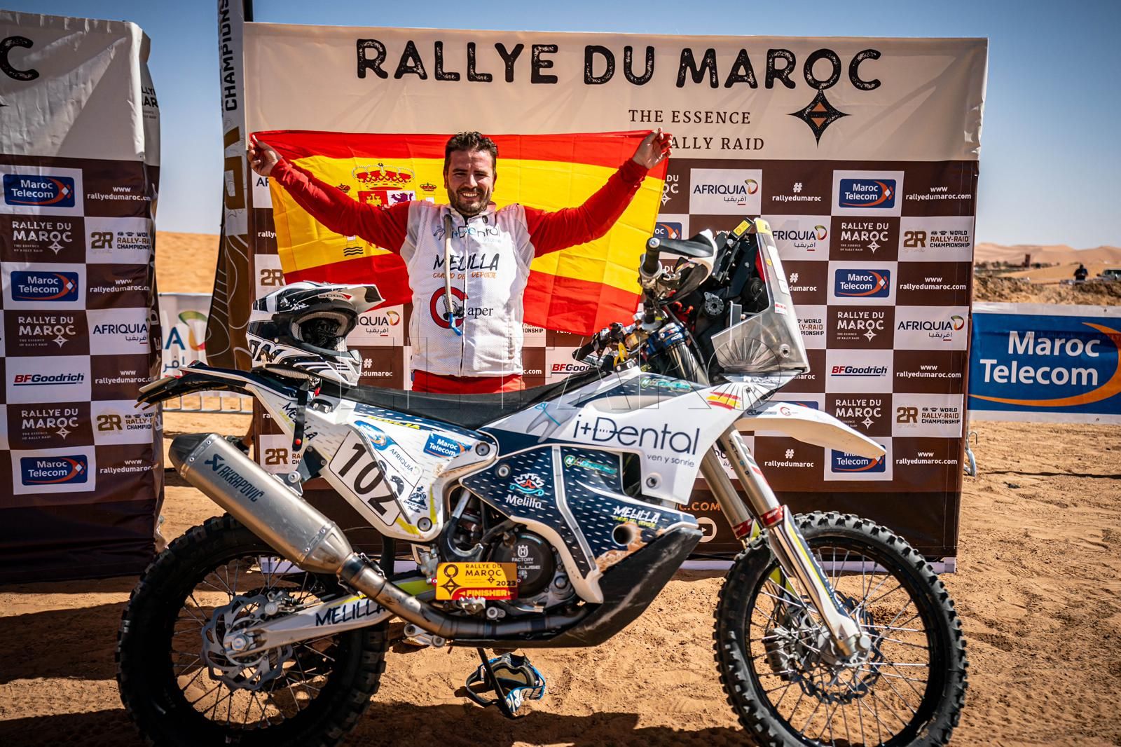 Borja Pérez se doctora en el Rally du Maroc 2023