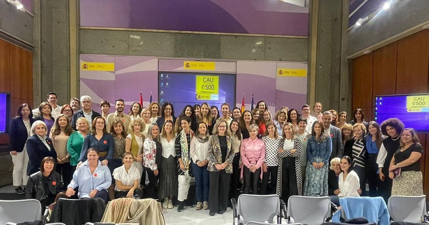 Laura Segura asiste a unas jornadas sobre violencia de género en el Ministerio de Igualdad