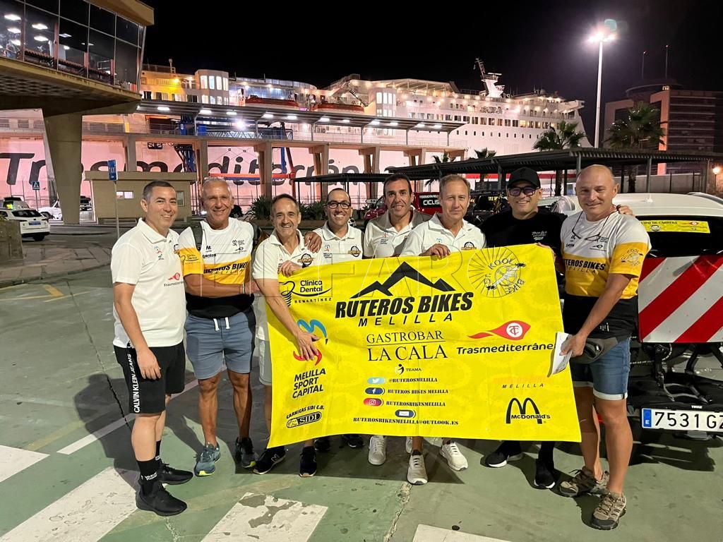 El Club Ruteros Melilla se exhibe en La Desértica 2023