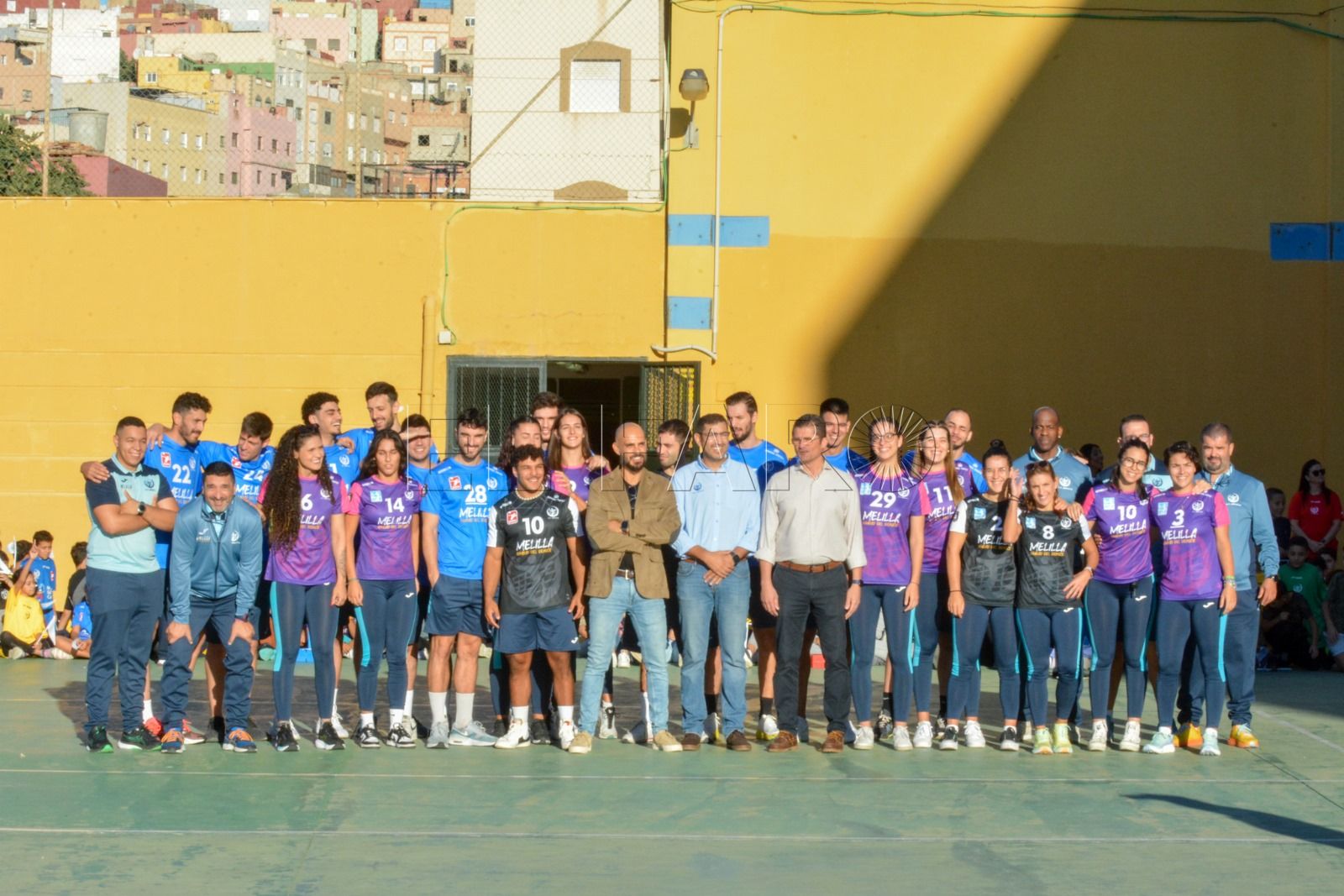 El CV Melilla visita el Ceip Juan Caro