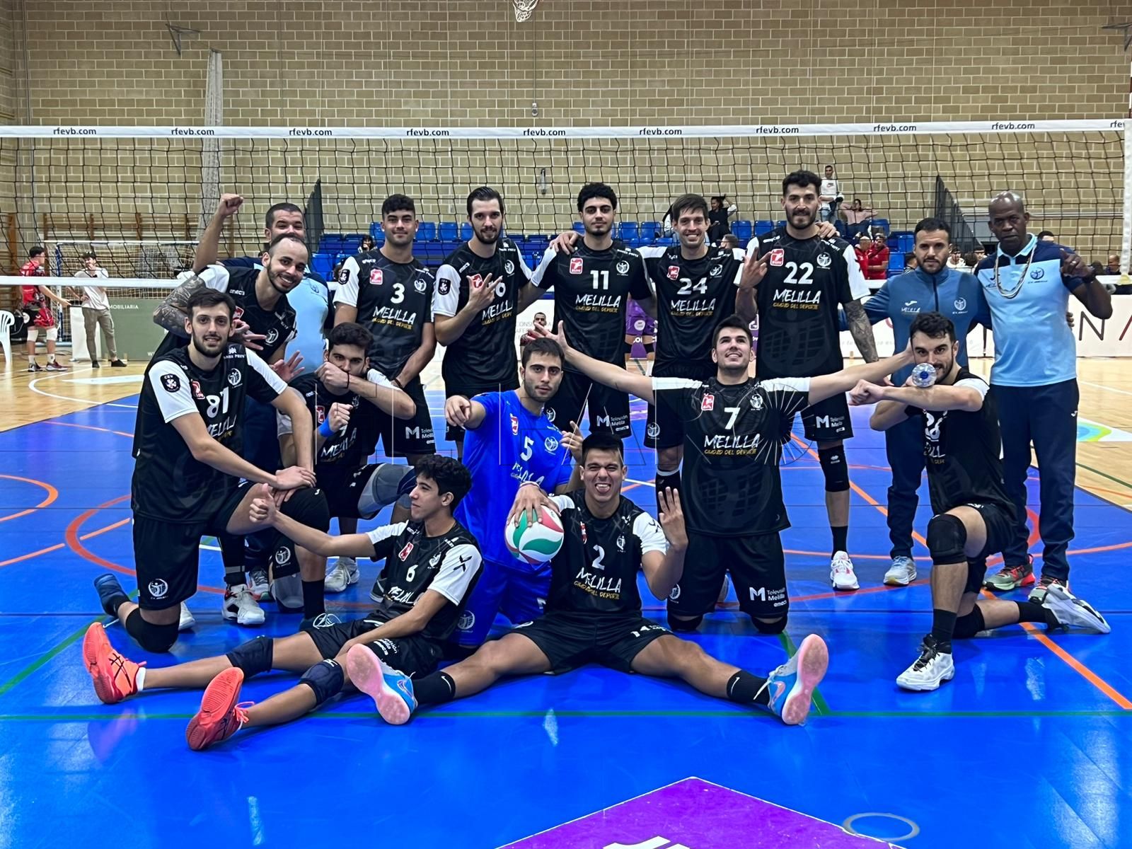 Clara victoria del CV Melilla en la pista de juego del Manacor, en partido serio