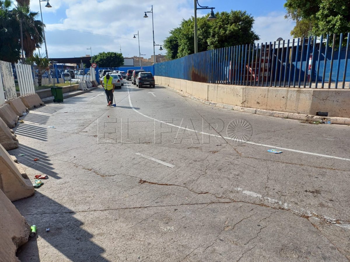 La frontera de Melilla vuelve a la normalidad con la llegada del mes de octubre