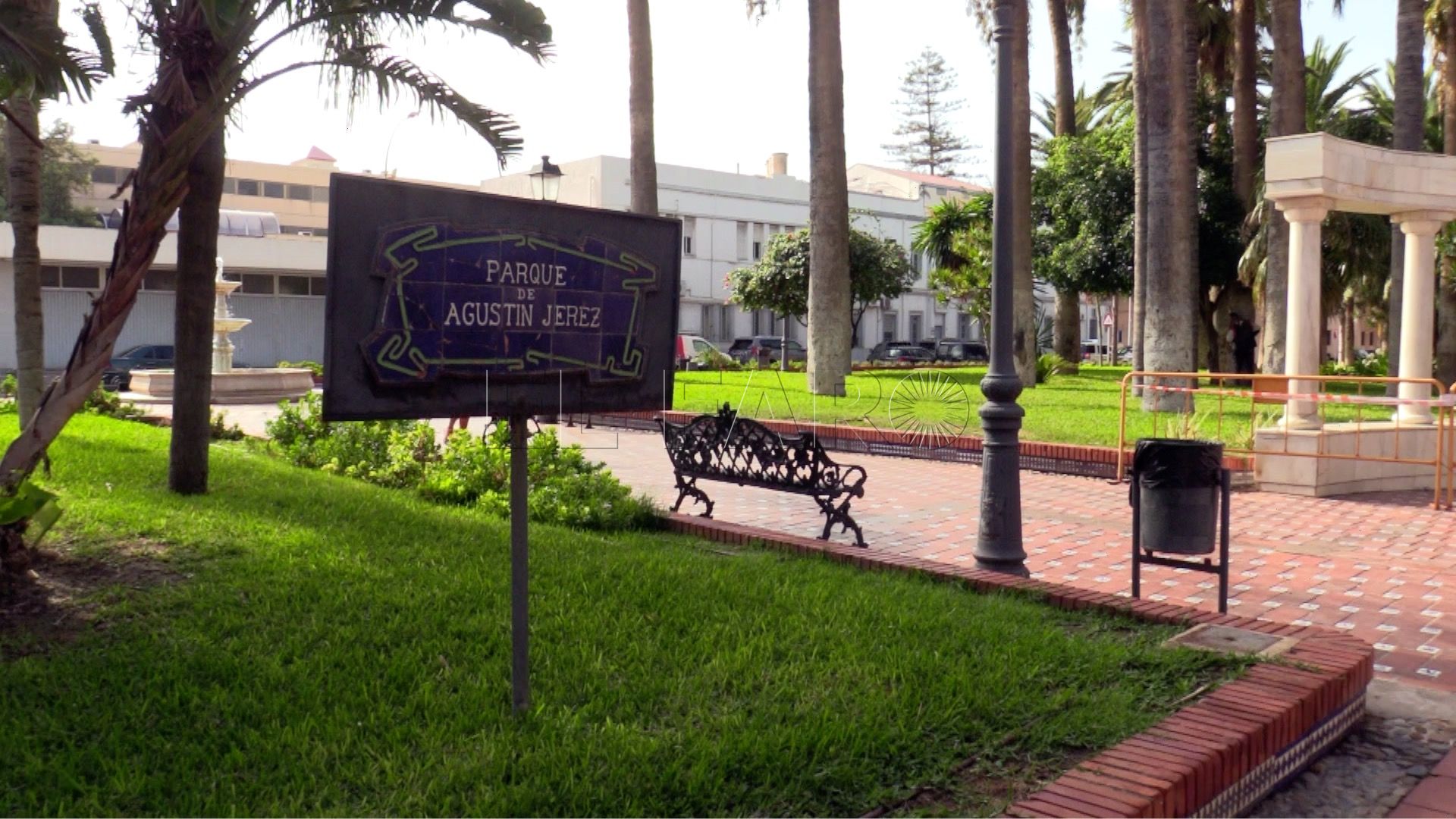 El Parque de Agustín Jerez, un espacio verde de palmeras canarias