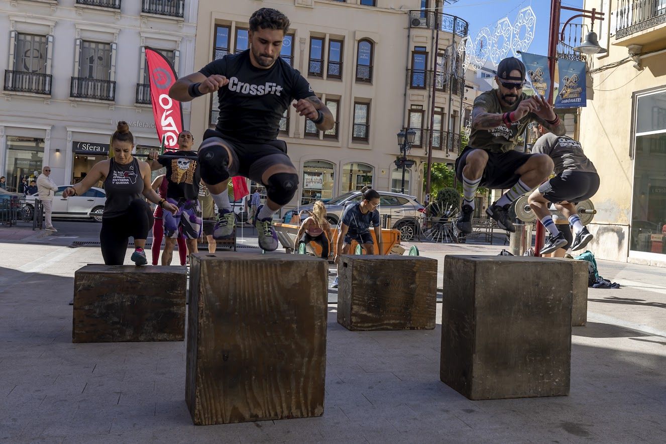 El centro se llena de deporte y juegos infantiles